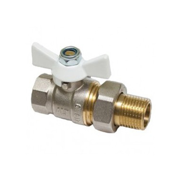 Кран шаровый ALTSTREAM С накидной гайкой 3/4\" купить в Томске